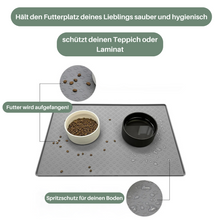 Lade das Bild in den Galerie-Viewer, GripFeed Futterunterlage für Hunde und Katzen - für einen sauberen und trockenen Futterplatz (30% Rabatt)
